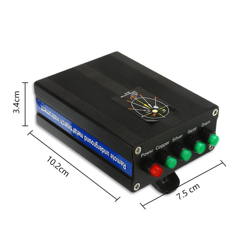 Detector de metais AKS 3D busca até 20 metros